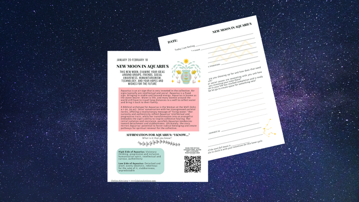 New Moon in Aquarius: The Woman at the Well