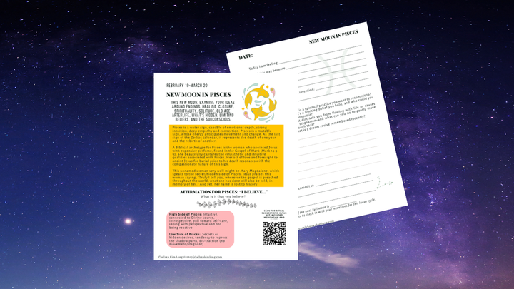 New Moon in Pisces: The Woman who Anointed Jesus with Oil